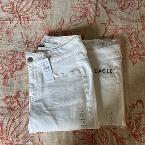 White American Eagle Jeggings